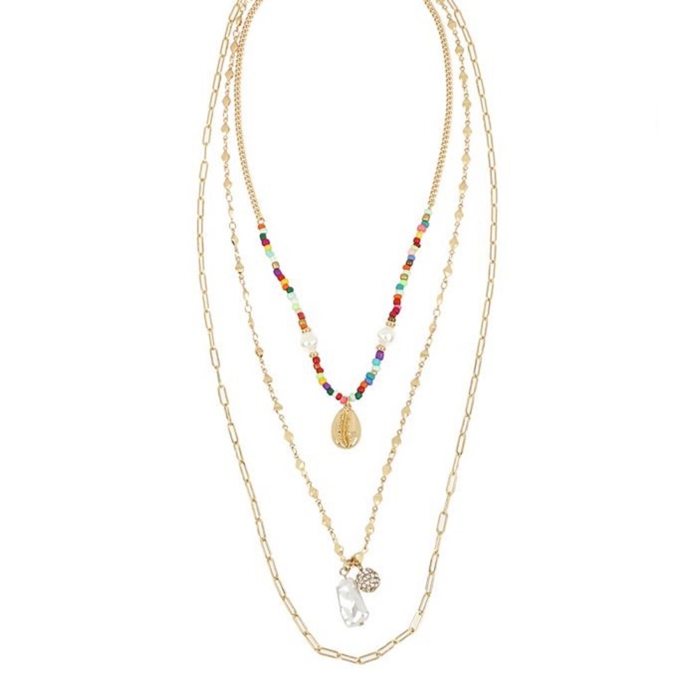jessica simpson layered necklace